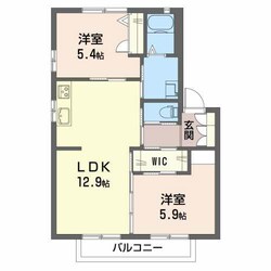 フレグランス床波Stの物件間取画像